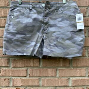 NWT Democracy Camo Gray Shorts